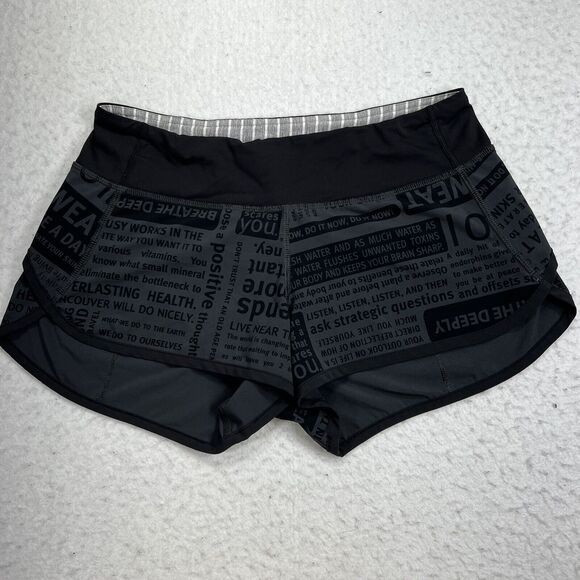 LuluLemon Manifesto Women's Size 4 Run Speed Classic Athletic 3" Inseam Shorts - Picture 1 of 12